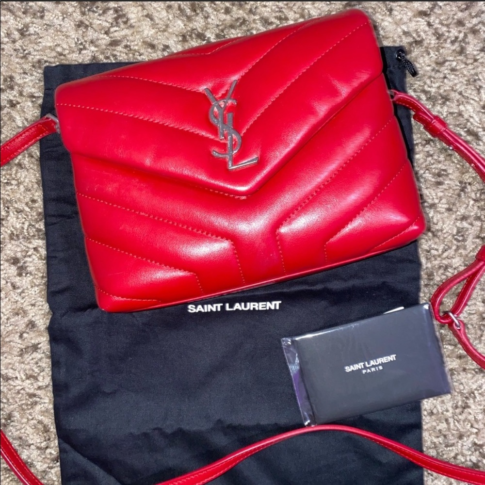 YSL Red Crossbody Bag